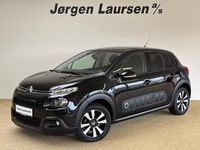 Brugt Citroën C3 PureTech 82 HK (60 kW) 2019 Sortmetal Hatchback