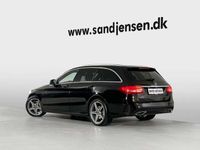 brugt Mercedes C220 d 2,2 AMG Line stc. aut.