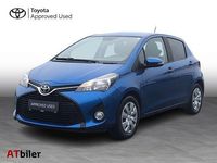 Brugt Toyota Yaris Style 69 HK (50 kW) 2015 Blå Hatchback