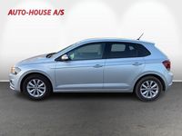 Brugt VW Polo Highline 115 HK (84 kW) 2018 Sølvmetal Hatchback