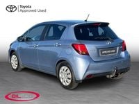 Brugt Toyota Yaris Style 100 HK (73 kW) 2016 Lysblåmetal Hatchback