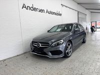 Brugt Mercedes C220 AMG line 170 HK (125 kW) 2017 Gråkoks Stationcar