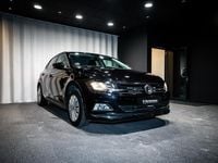 Brugt VW Polo Highline 115 HK (84 kW) 2019 Farve: sortmetal Hatchback