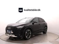 Brugt Audi Q4 e-tron S-Line 219 kW (299 HK) 2022 Sort SUV
