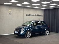 Brugt Fiat 500 Lounge 69 HK (50 kW) 2020 Blå Hatchback