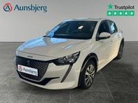 Brugt Peugeot e-208 Active 100 kW (136 HK) 2021 Hvid Hatchback