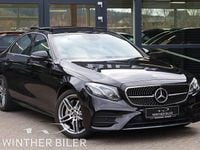 Brugt Mercedes E400 AMG line 333 HK (244 kW) 2017 Sortmetal Sedan
