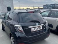 Brugt Toyota Yaris Multidrive S 75 HK (55 kW) 2012 Sort Hatchback