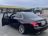Brugt Mercedes E220 AMG line 194 HK (142 kW) 2019 Sort Sedan