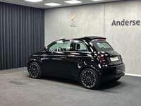 Brugt Fiat 500e La Prima 86 kW (118 HK) 2023 Onyxblack Cabriolet