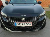 Brugt Peugeot 208 Allure Sky 100 HK (73 kW) 2020 Sort Hatchback