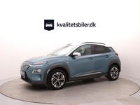 Brugt Hyundai Kona Premium 150 kW (204 HK) 2020 Lysblå SUV