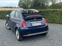 Brugt Fiat 500C 80 HK (58 kW) 2016 Blå Cabriolet
