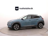 Brugt Hyundai Kona Premium 150 kW (204 HK) 2020 Lysblå SUV