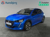 Brugt Peugeot e-208 GT 100 kW (136 HK) 2022 Blå metal Hatchback