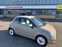 Brugt Fiat 500 Lounge 80 HK (58 kW) 2015 Beige