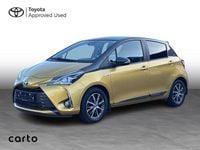 Brugt Toyota Yaris Hybrid H3 100 HK (73 kW) 2019 2sl580 gold/1g3 ash grey Hatchback