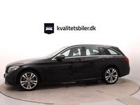 Brugt Mercedes C300e AMG line 306 HK (225 kW) 2020 Sort Stationcar