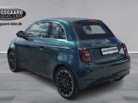 brugt Fiat 500e EL La Prima 118HK Cabr. Trinl. Gear