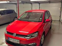 Brugt VW Polo Comfortline 90 HK (66 kW) 2017 Rød Hatchback