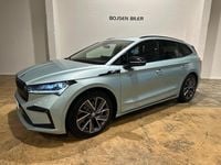 Brugt Skoda Enyaq iV SportLine 150 kW (204 HK) 2022 Arctic silver SUV