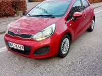 Brugt Kia Rio 75 HK (55 kW) 2014 Rød MPV