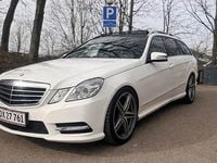 Brugt Mercedes E220 AMG line 170 HK (125 kW) 2013 Hvid Stationcar