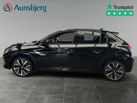 Brugt Peugeot e-208 GT 100 kW (136 HK) 2021 Sort metal Hatchback