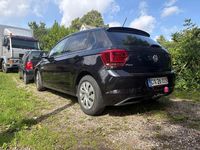 Brugt VW Polo Comfortline 95 HK (69 kW) 2018 Sort Hatchback