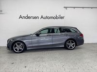 Brugt Mercedes C220 AMG line 170 HK (125 kW) 2017 Gråkoks Stationcar