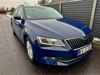 Brugt Skoda Superb Ambition 120 HK (88 kW) 2018 Blå Stationcar
