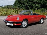Brugt Alfa Romeo Spider 1988 Rød Cabriolet