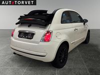 Brugt Fiat 500C 85 HK (62 kW) 2012 Hvid Cabriolet