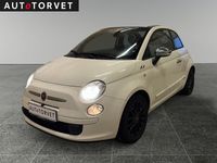 Brugt Fiat 500C 85 HK (62 kW) 2012 Hvid Cabriolet