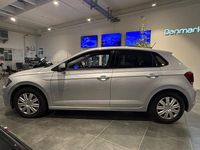 Brugt VW Polo Highline 115 HK (84 kW) 2018 Sølvmetal Hatchback