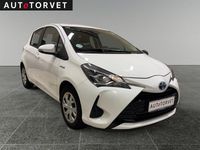 Brugt Toyota Yaris Hybrid H2 100 HK (73 kW) 2017 Hvid Hatchback