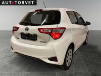 Brugt Toyota Yaris Hybrid H2 100 HK (73 kW) 2017 Hvid Hatchback