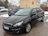 Brugt Peugeot 308 Style 120 HK (88 kW) 2016 Sort Stationcar
