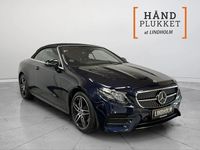 Brugt Mercedes E220 AMG line 194 HK (142 kW) 2018 Mørkblåmetal Cabriolet