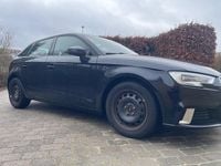 Brugt Audi A3 Sportback Sport 116 HK (85 kW) 2017 Sort Hatchback