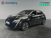 Brugt Peugeot e-208 GT 100 kW (136 HK) 2021 Sort metal Hatchback