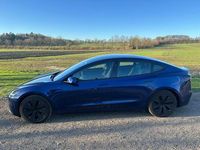 Brugt Tesla Model 3 366 kW (498 HK) 2024 Blå Sedan