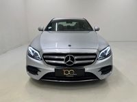 Brugt Mercedes E220 AMG line 194 HK (142 kW) 2018 Farve: sølvmetal
