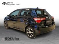 Brugt Toyota Yaris Hybrid H3 100 HK (73 kW) 2019 Sortmetal Hatchback