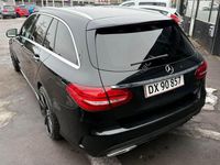 Brugt Mercedes C220 AMG line 170 HK (125 kW) 2015 Sort Stationcar