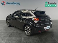 Brugt Peugeot e-208 GT 100 kW (136 HK) 2021 Sort metal Hatchback