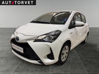 Brugt Toyota Yaris Hybrid H2 100 HK (73 kW) 2017 Hvid Hatchback