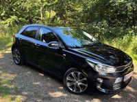 Brugt Kia Rio 99 HK (72 kW) 2018 Sort Hatchback