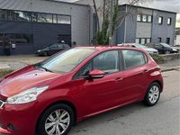 Brugt Peugeot 208 82 HK (60 kW) 2014 Rød Hatchback