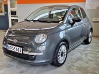 Brugt Fiat 500C Lounge 69 HK (50 kW) 2013 Grå Cabriolet